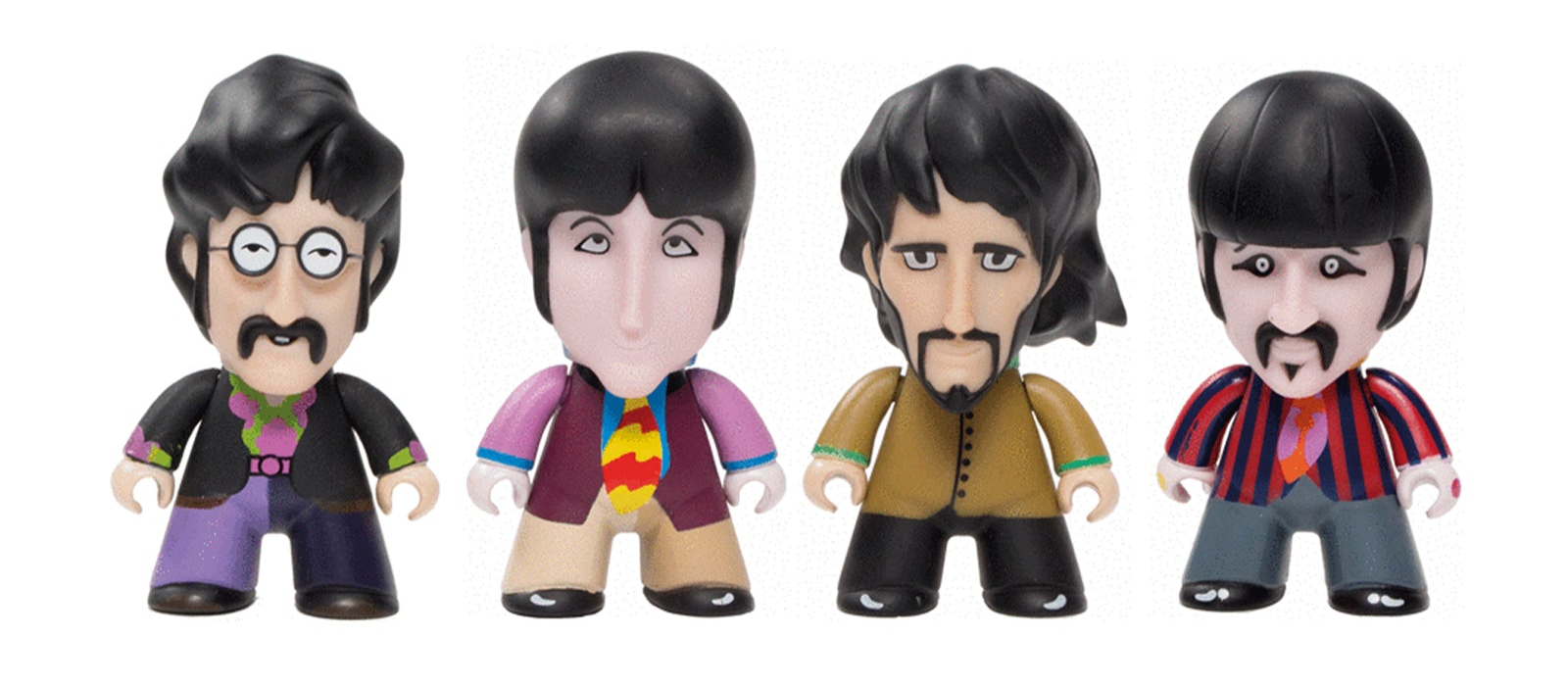 The Beatles 2019 Collectilbe Titans Yellow Submarine Glow in the Dark 3