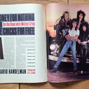 Motley Crue / Elvis 1987 Collectible Rolling Stone Magazine August 11 Issue #506