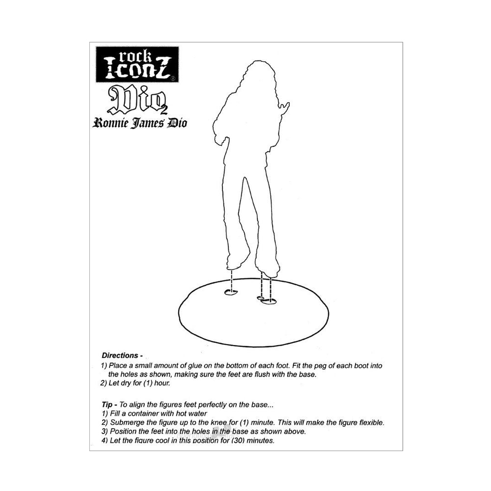 NEW! Ronnie James Dio 2013 KnuckleBonz Rock Iconz Dio II Rainbow Statue #30/1000