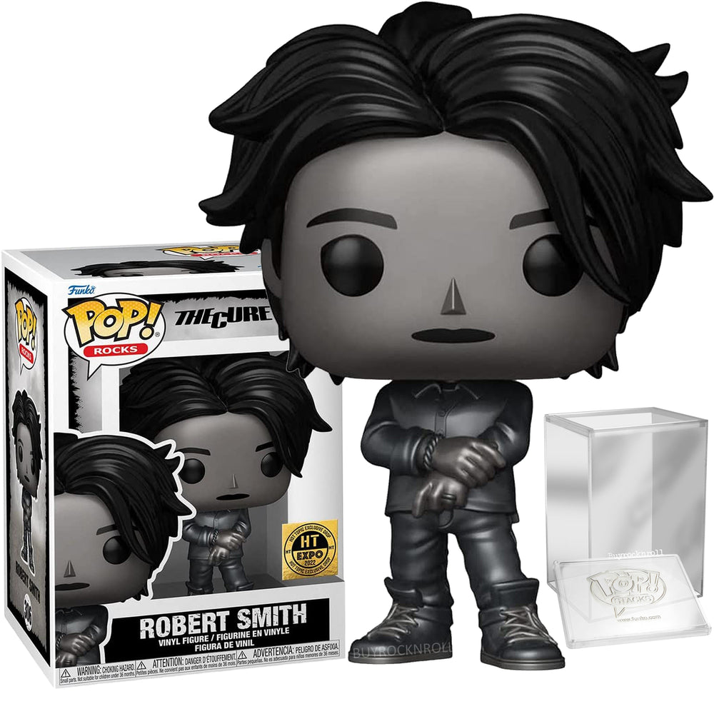 The Cure Collectible 2022 Funko Pop! Rocks Metallic Robert Smith Figure HT Expo Exclusive #306