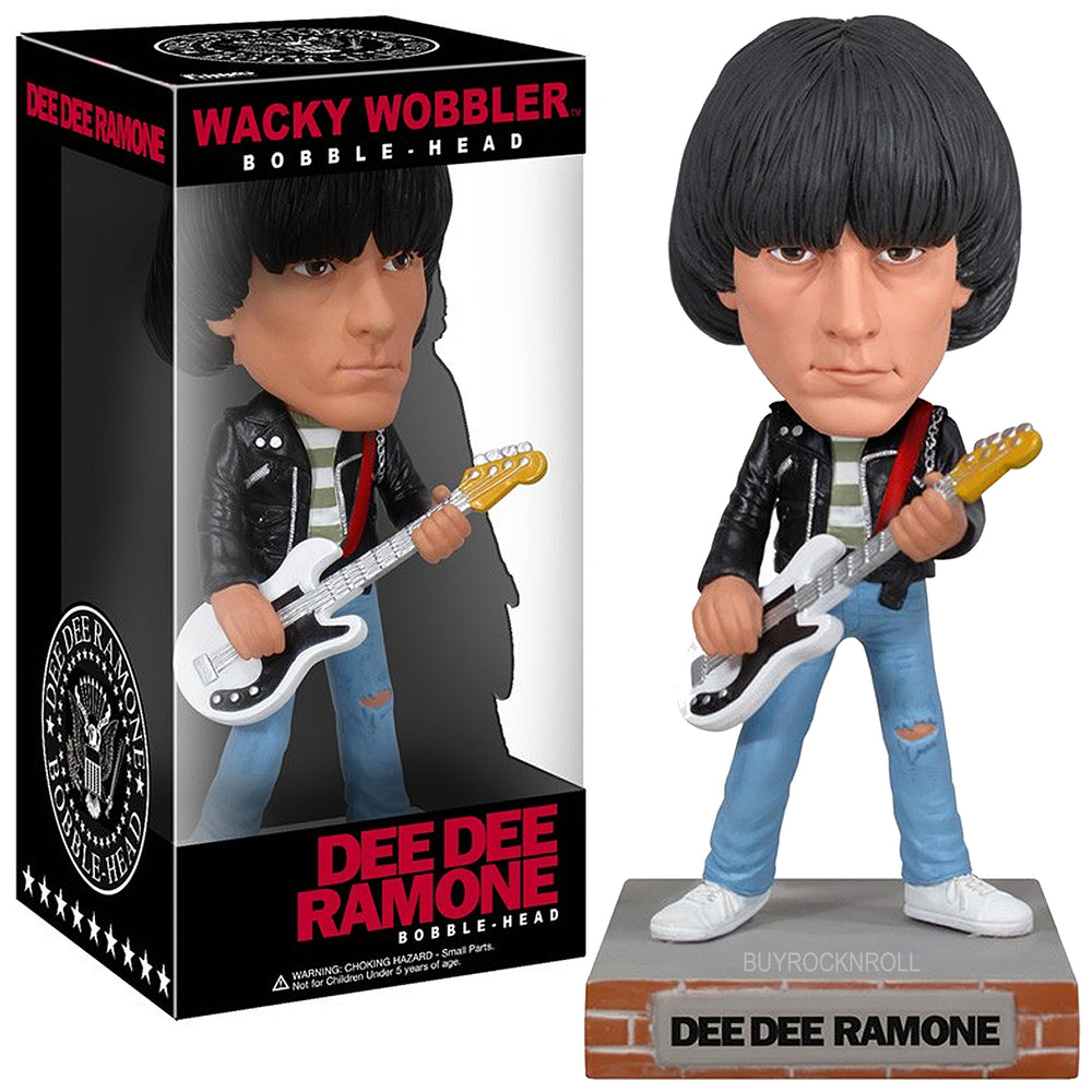 Ramones Collectible 2010 Funko Dee Dee & Johnny Wacky Wobbler Set