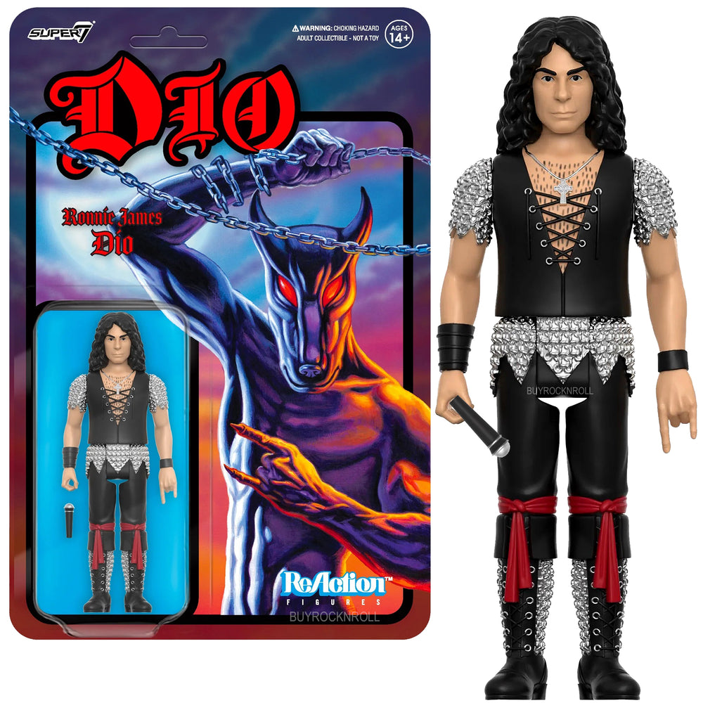 Ronnie James Dio Collectible 2023 Super7 Reaction Ronnie & Murray Figure Set