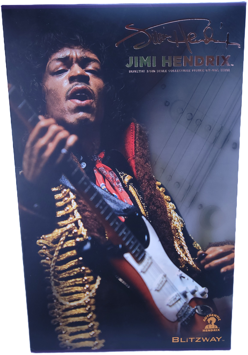 OPENED ITEM: Jimi Hendrix Collectible 2020 Blitzway Premium UMS 1/6th Scale Action 12" Figure