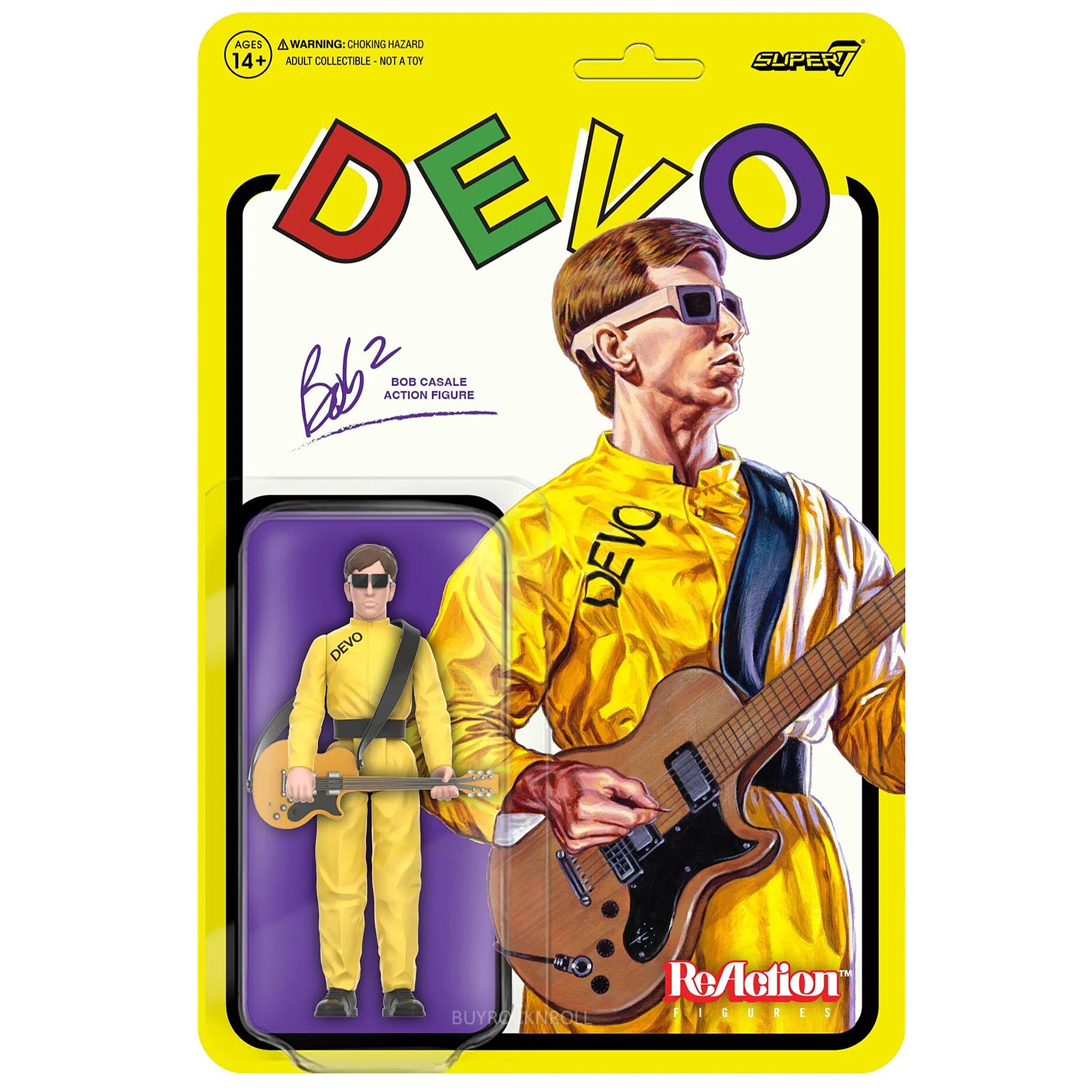 SOLD OUT! DEVO Super7 Reaction Figure Set: Mark & Bob Mothersbaugh, Gerald & Bob 2 Casale