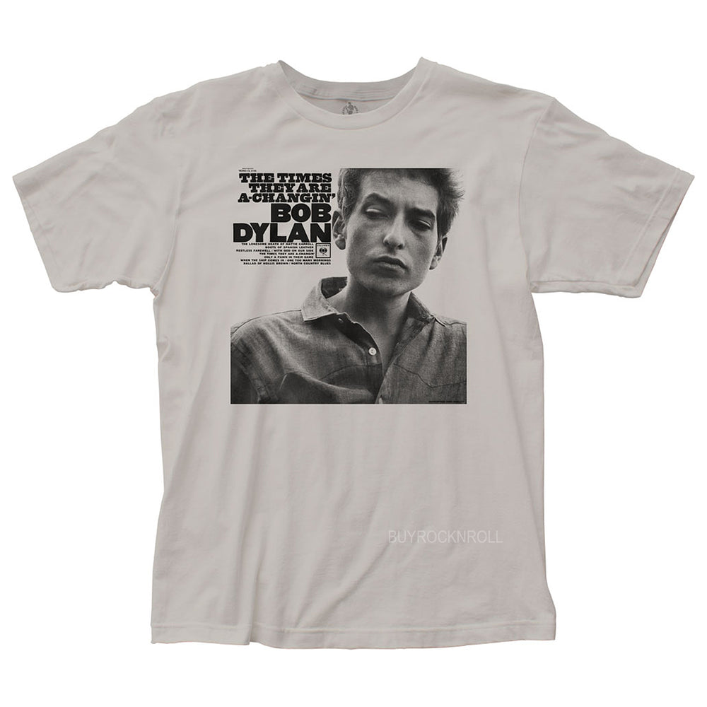 Bob Dylan Collectible Authentic Dylan T-Shirt The Times They Are A-Changin' Lp Cover Photo