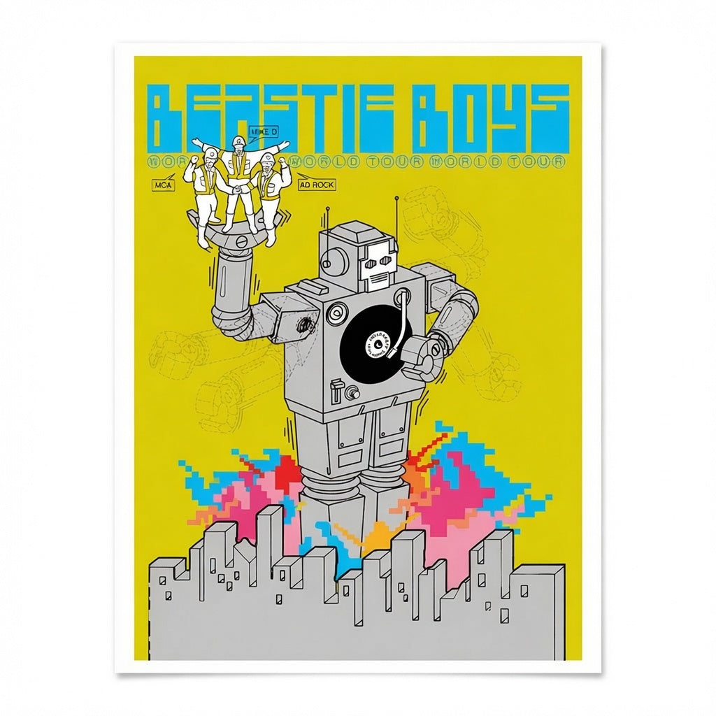 New Beastie Boys 2025 Hello Nasty Limited Edition  18 x 24