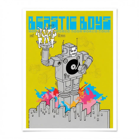 New Beastie Boys 2025 Hello Nasty Limited Edition  18 x 24" Lithograph