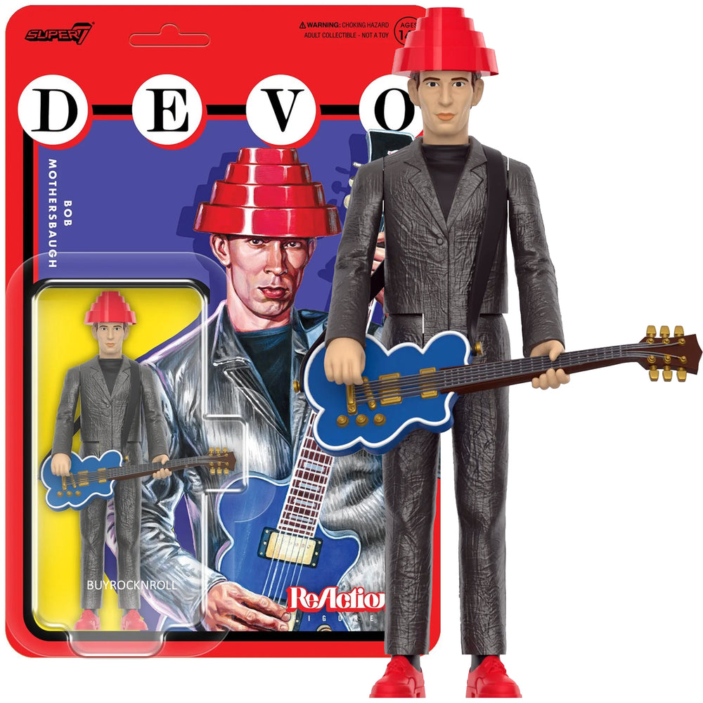 DEVO Collectible 2024 Handpicked Super7 Reaction Figure Bob Mothersbaugh (The Girl U Want)