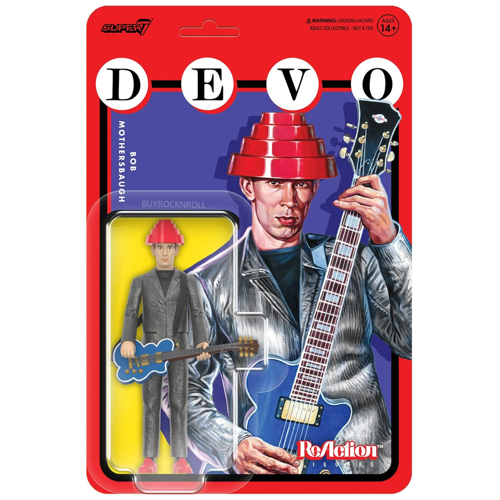 DEVO Collectible 2024 Handpicked Super7 Reaction Figure Bob Mothersbaugh (The Girl U Want)