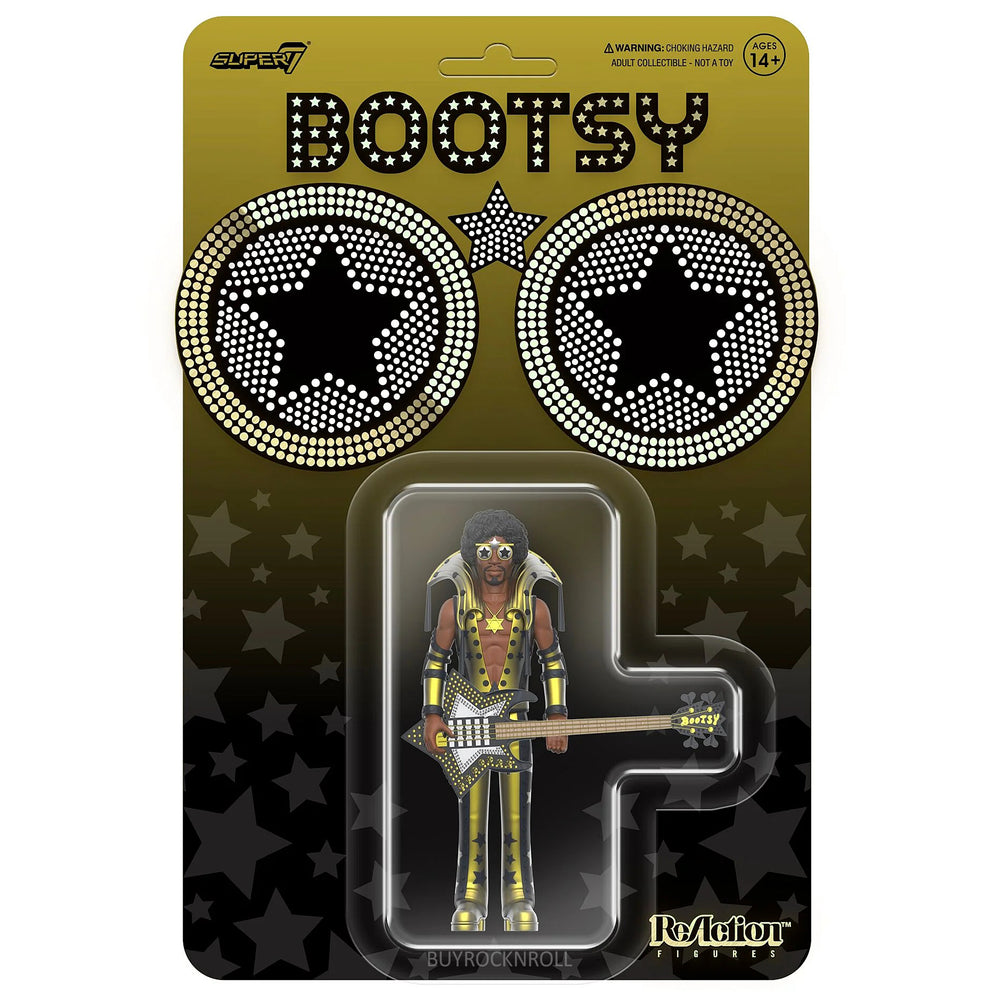 Bootsy Collins Collectibles Super7 Reaction Figure Set - Red & White and Black & Gold