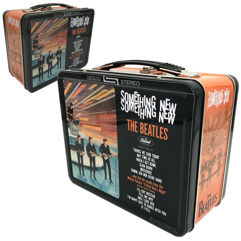 The Beatles 2024 Factory Entertainment Something New Album Cover Tin Tote Lunch Box
