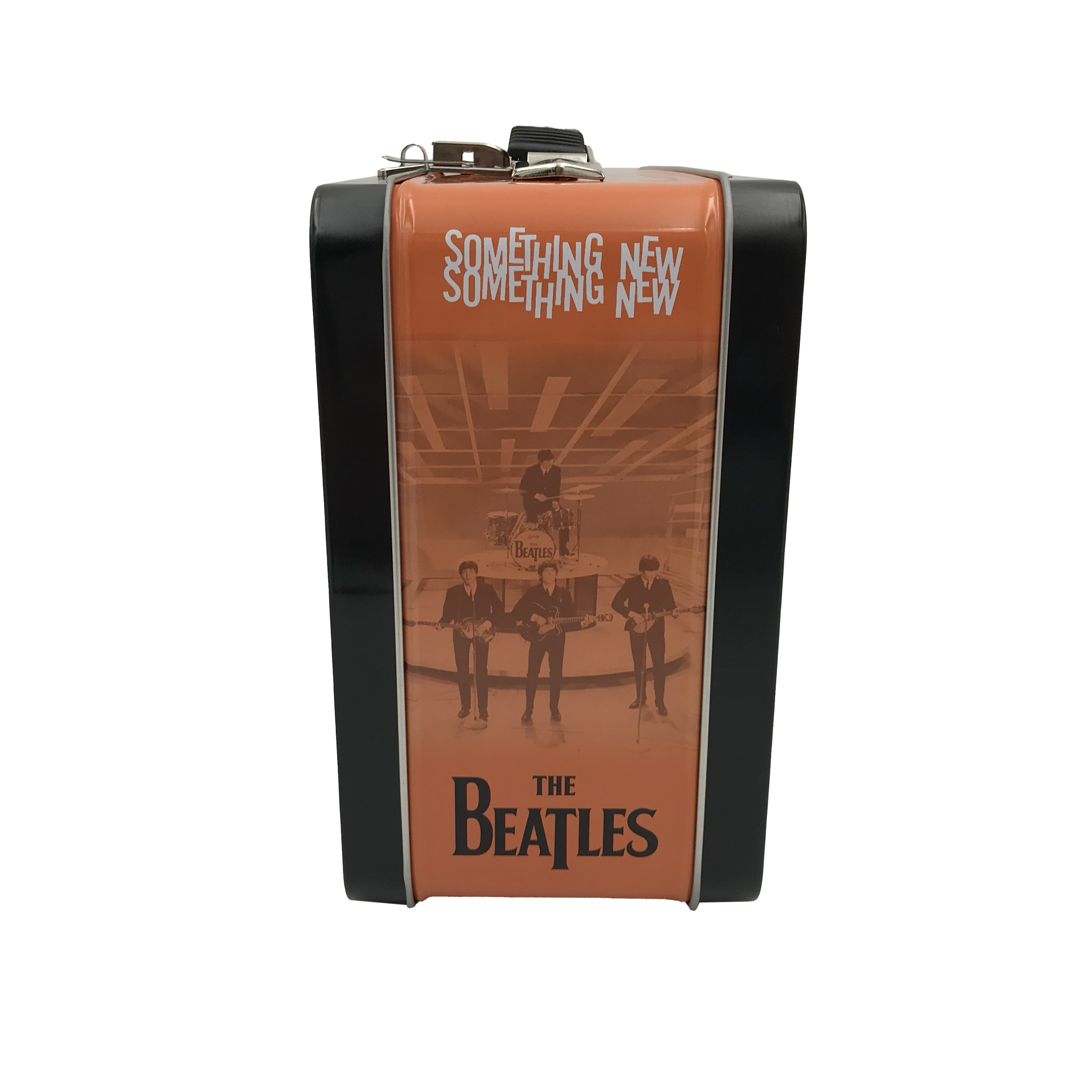 The Beatles 2024 Factory Entertainment Something New Album Cover Tin Tote Lunch Box