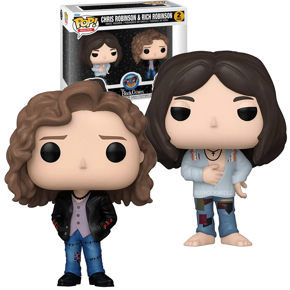 The Black Crowes 2024 Funko Pop Rocks Chris & Rich Robinson 2 Pack Figure Set