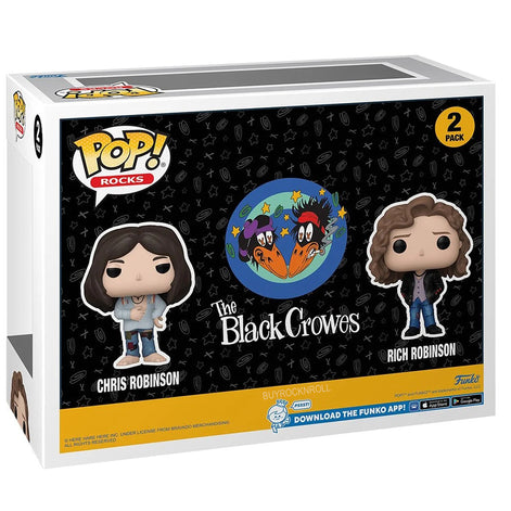 The Black Crowes 2024 Funko Pop Rocks Chris & Rich Robinson 2 Pack Figure Set