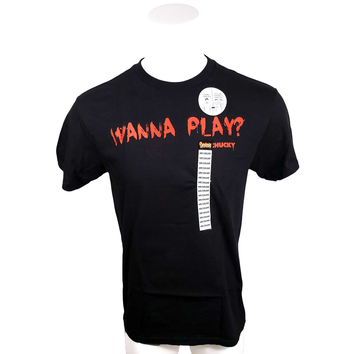 Bride of Chucky Wanna Play? T-Shirt Size Medium (Halloween Costume) 24/26