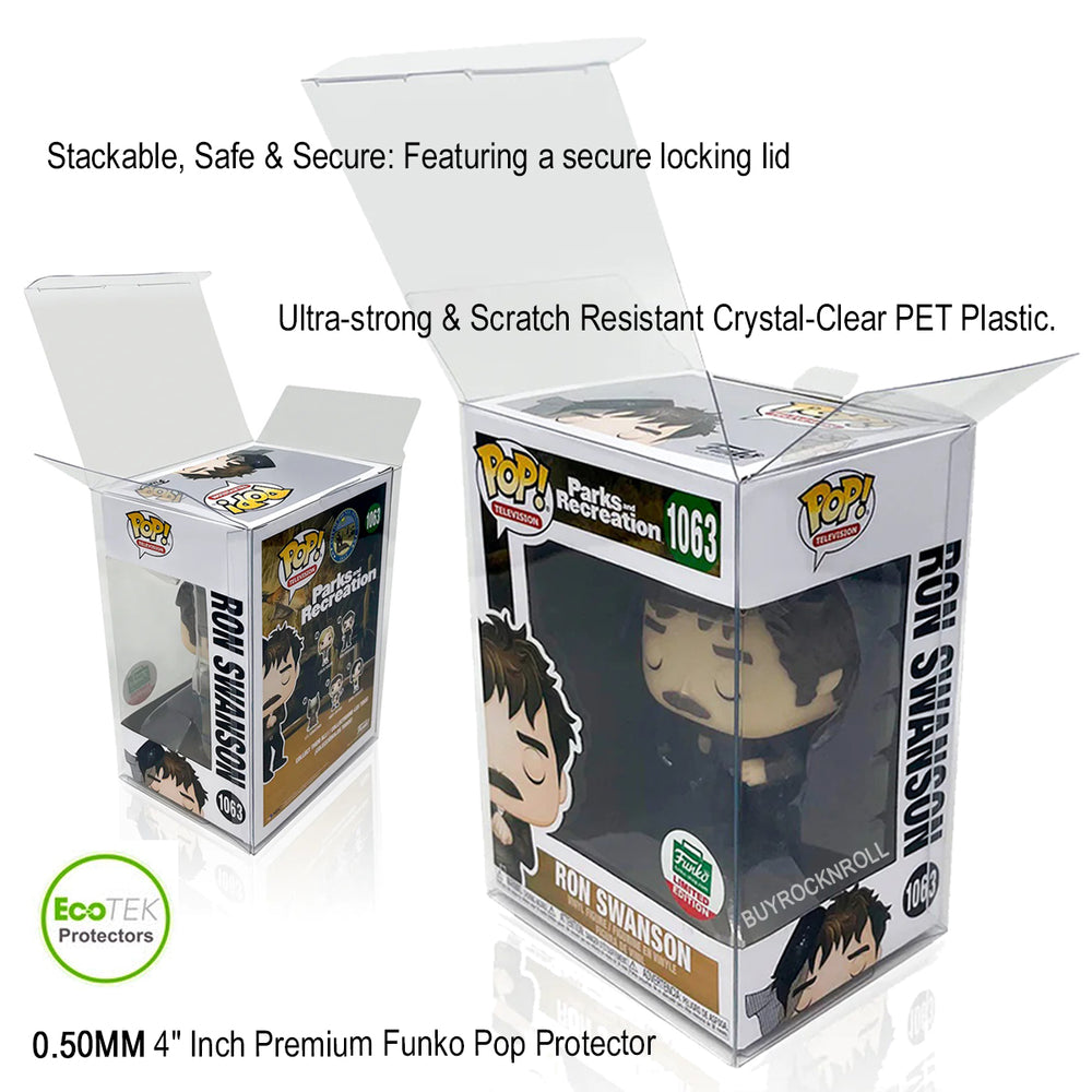 Michael Jackson 2023 Funko Pop Rocks Super Bowl Figure #346 In EcoTek Protector