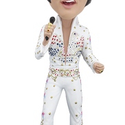 Elvis Presley Collectible Royal Bobbles Hawaiian Eagle Suit Bobblehead Figure