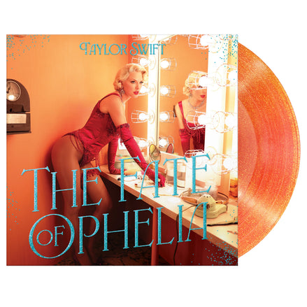 Taylor Swift Store Merchandise: Collectible 2025 The Fate of Ophelia LP Exclusive Single 7" Portofino Orange Glitter Vinyl