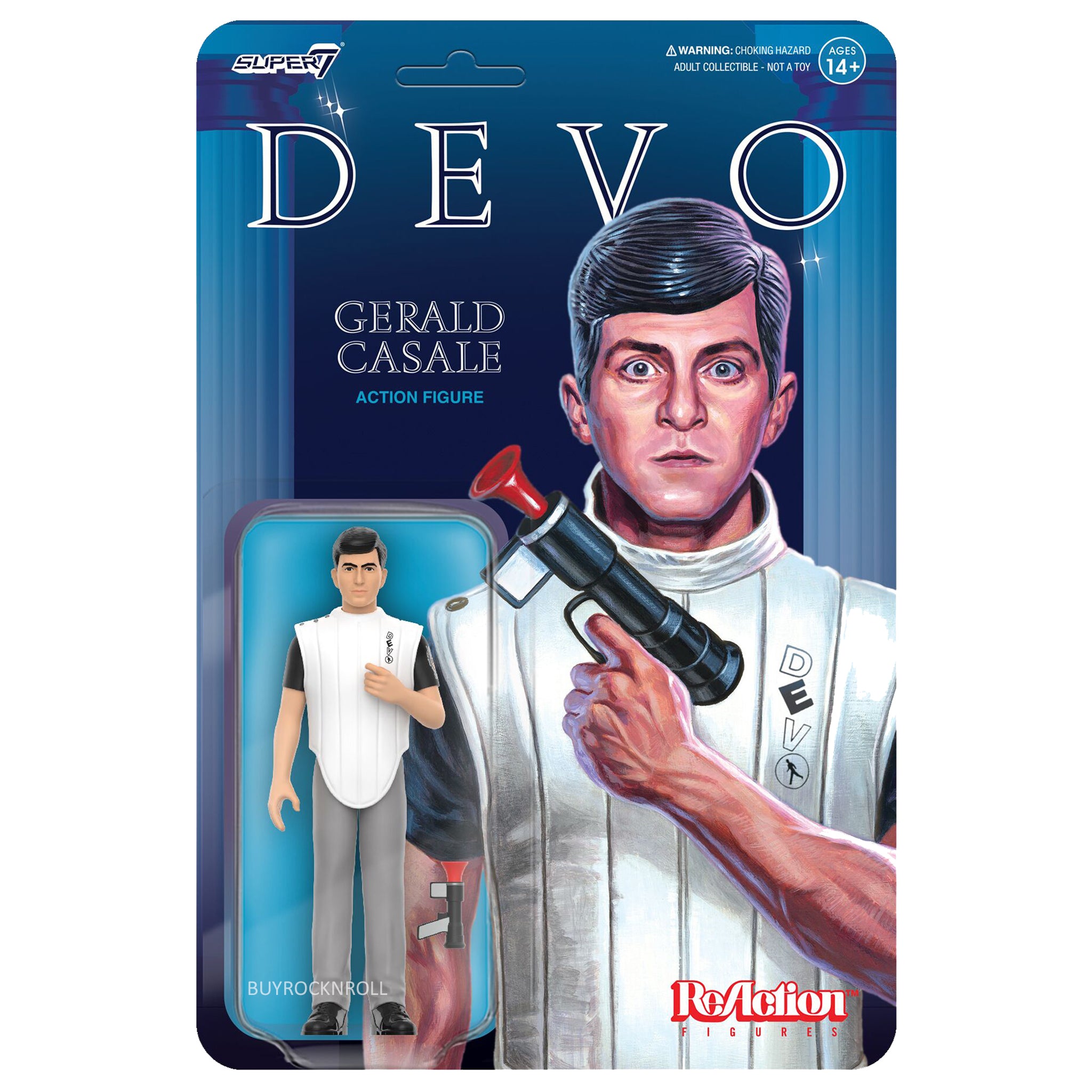 SOLD OUT! DEVO Super7 Reaction Figure Set: Mark & Bob Mothersbaugh, Gerald & Bob 2 Casale