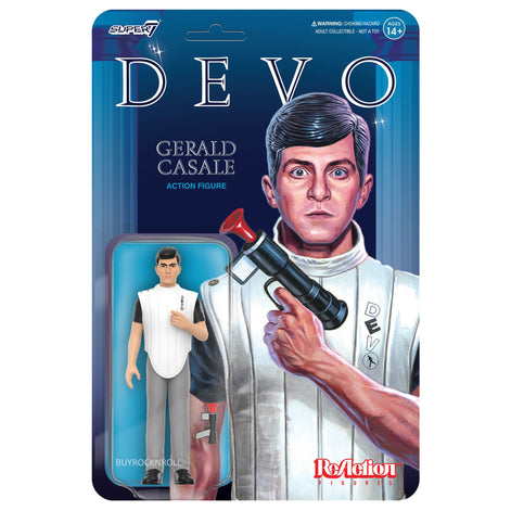 SOLD OUT! DEVO Super7 Reaction Figure Set: Mark & Bob Mothersbaugh, Gerald & Bob 2 Casale