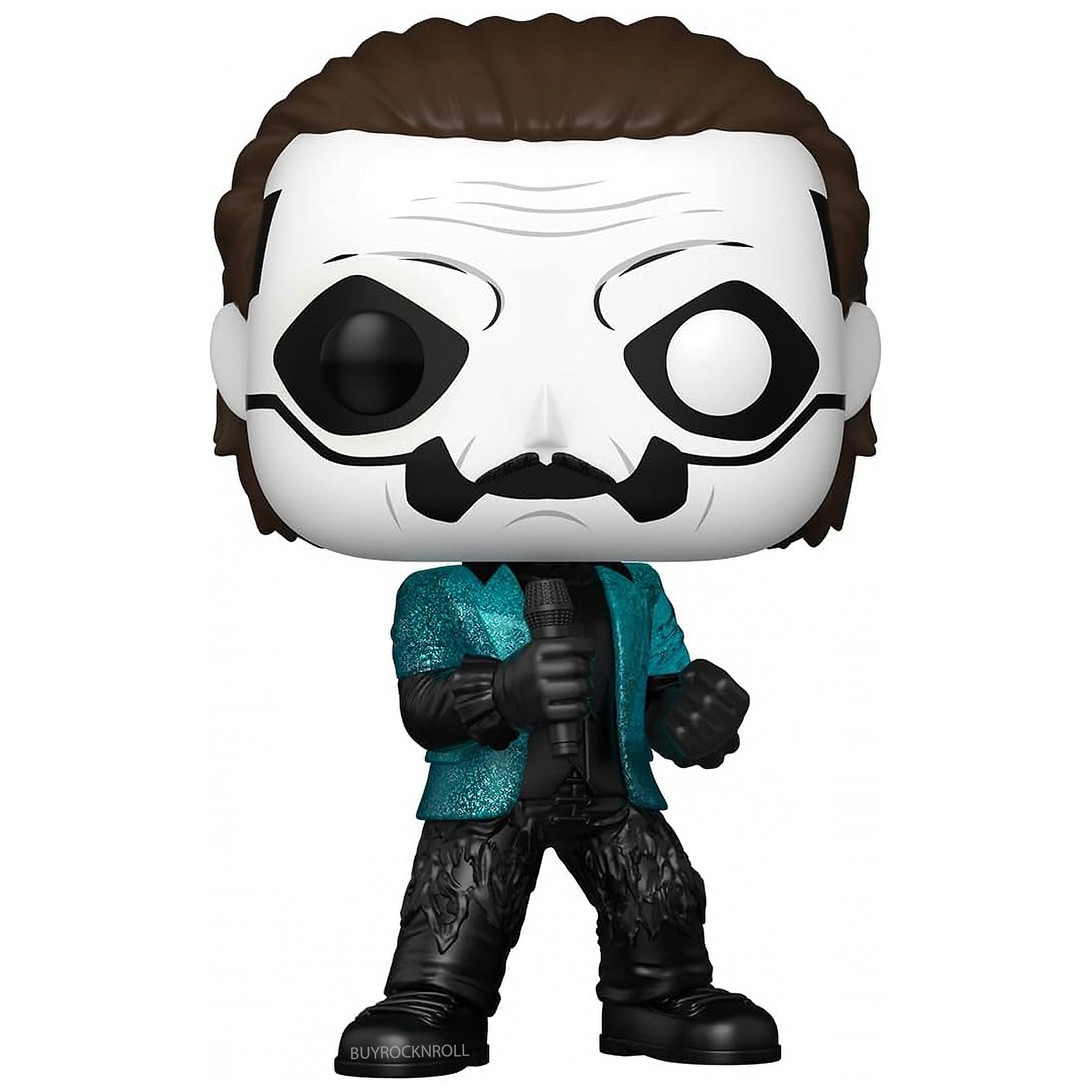 Ghost Collectible 2025 Funko Pop Rocks Papa Emeritus IV Blue Jacket Glitter #455 NM/MT