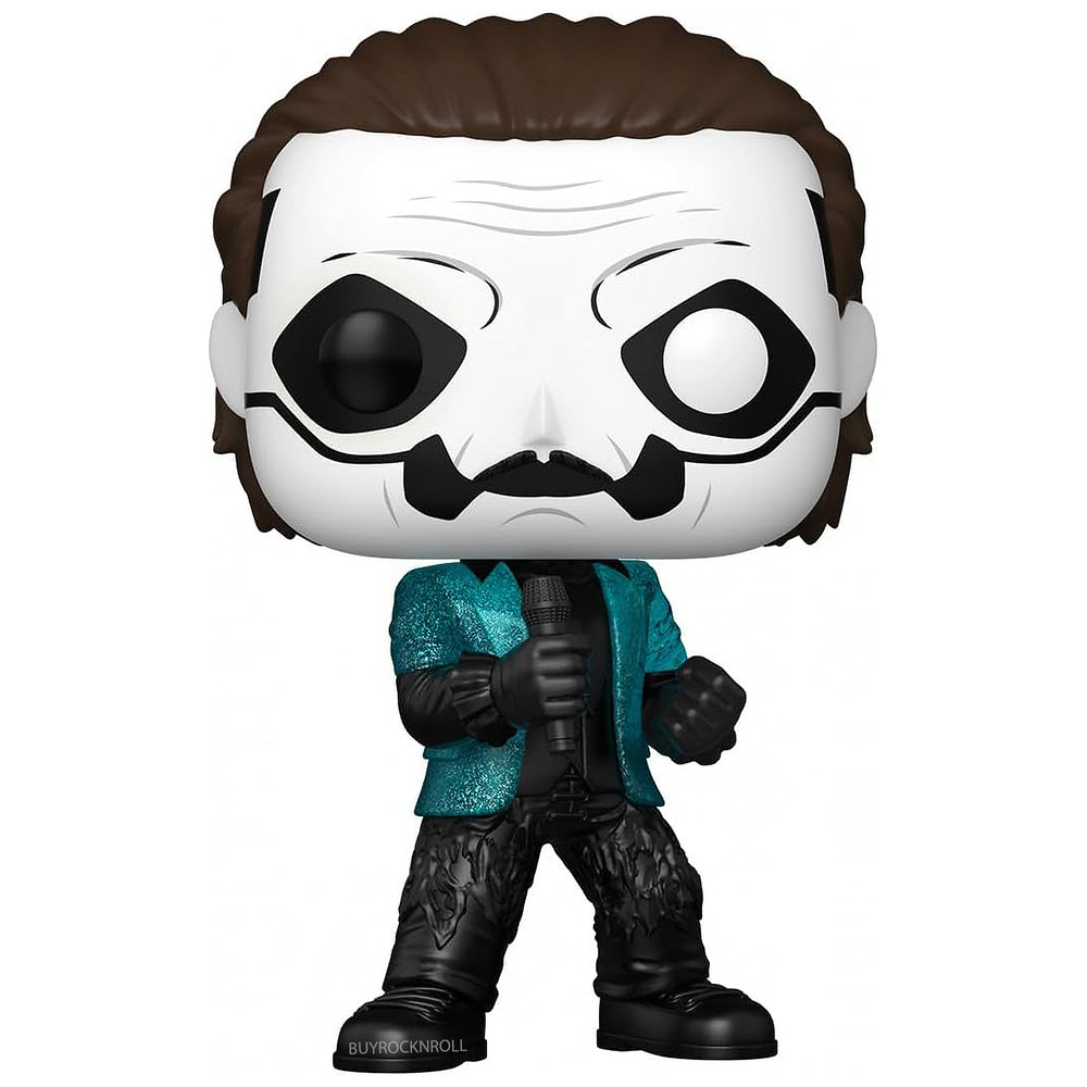 Ghost Collectible 2025 Funko Pop Rocks Papa Emeritus IV Blue Jacket Glitter #455 NM/MT