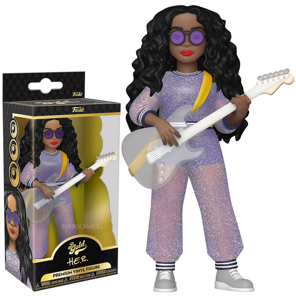 H.E.R Collectible 2023 Handpicked Funko Vinyl Gold 5" Figure - 2019 Grammy Performance