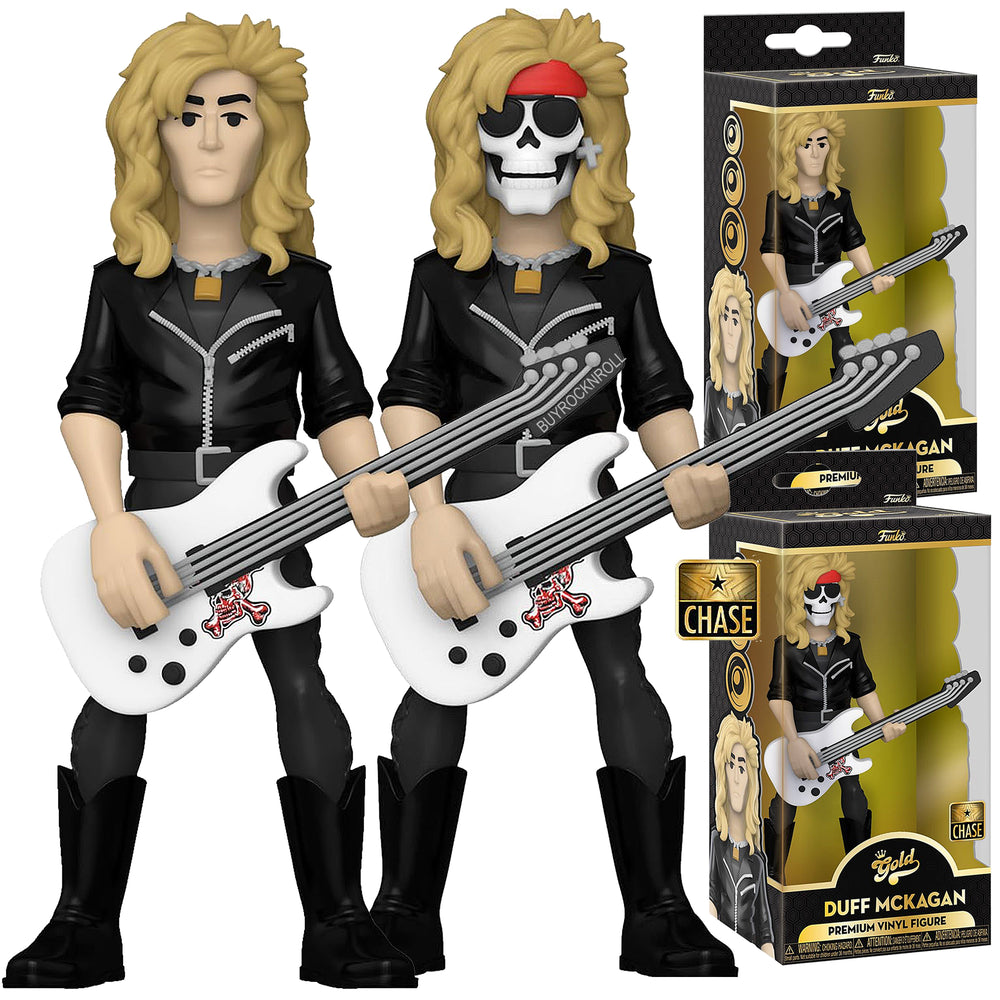 Guns N Roses Collectible 2022 Handpicked Funko Vinyl Gold Duff McKagan 5" Figure + Chase
