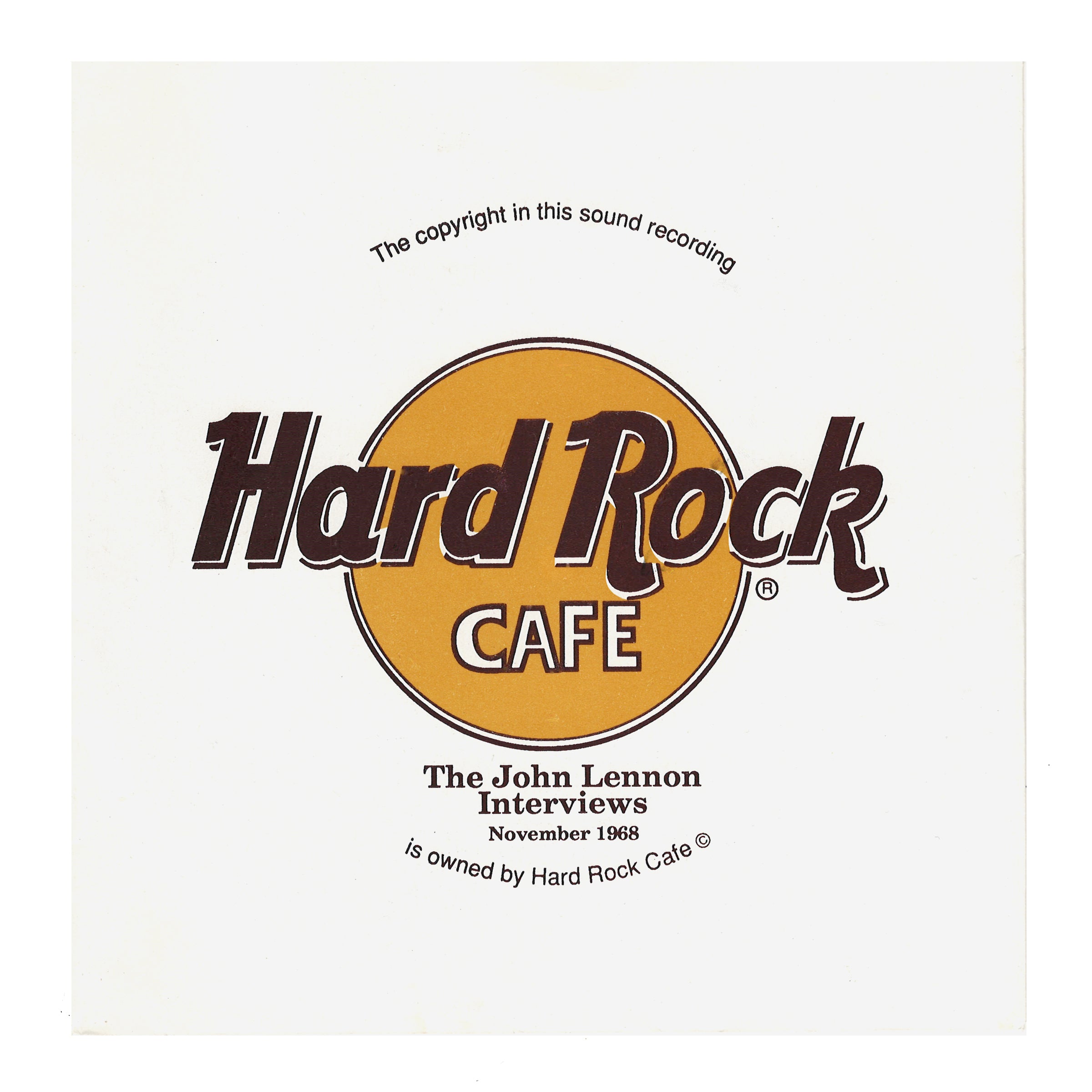 Beatles 1986 Hard Rock Cafe HRC 45 RPM 7