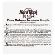 Beatles 1986 Hard Rock Cafe HRC 45 RPM 7