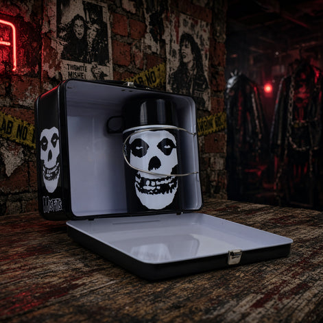 New Misfits 2001 Limited Edition NECA Fiend Lunchbox & Thermos - Crimson Ghost