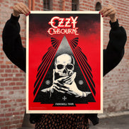 Black Sabbath Collectible 2025 Obey Print Ozzy Osbourne Farewell Tour Red