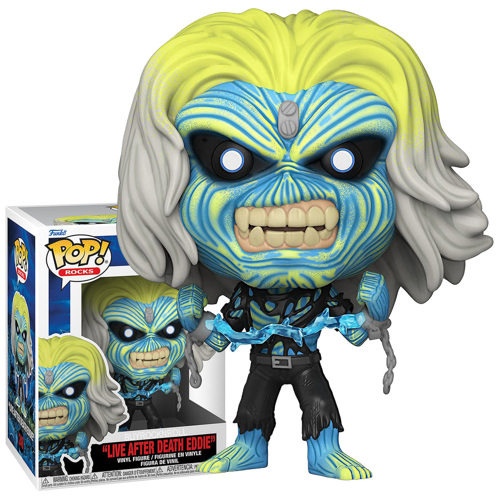 Iron Maiden Collectible 2023 Handpicked Funko Pop! Rocks Live After Death Eddie Figure #249
