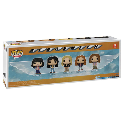 Aerosmith 2024 Handpicked Funko Pop Rocks 5 Pack Set of Figures