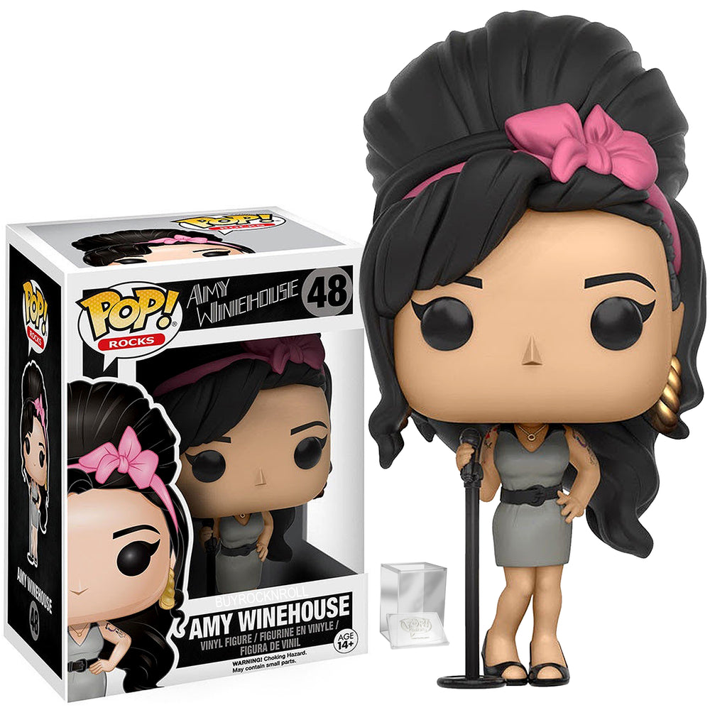 Amy Winehouse Collectible 2016 Funko Pop Rocks! Vaulted Figure #48 in Funko Stacks