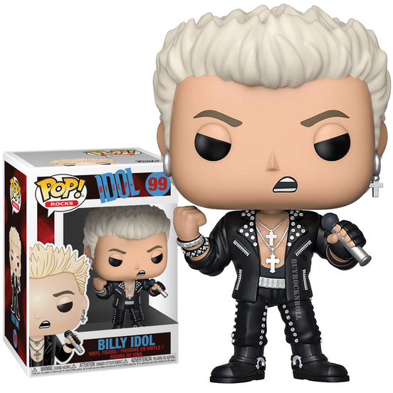 Billy Idol Collectible 2019 Funko Pop Rocks Vinyl Figure #99 NM/MT