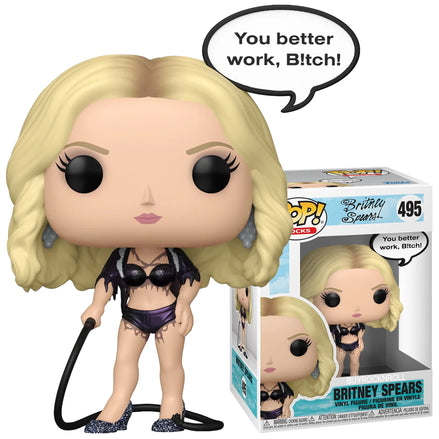 Britney Spears Collectible 2026 Funko Pop Rocks Britney Spears #495 (You Better Work) NM/MT