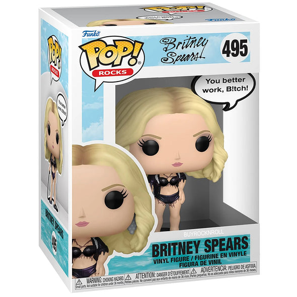 Britney Spears Collectible 2026 Funko Pop Rocks Britney Spears #495 (You Better Work) NM/MT