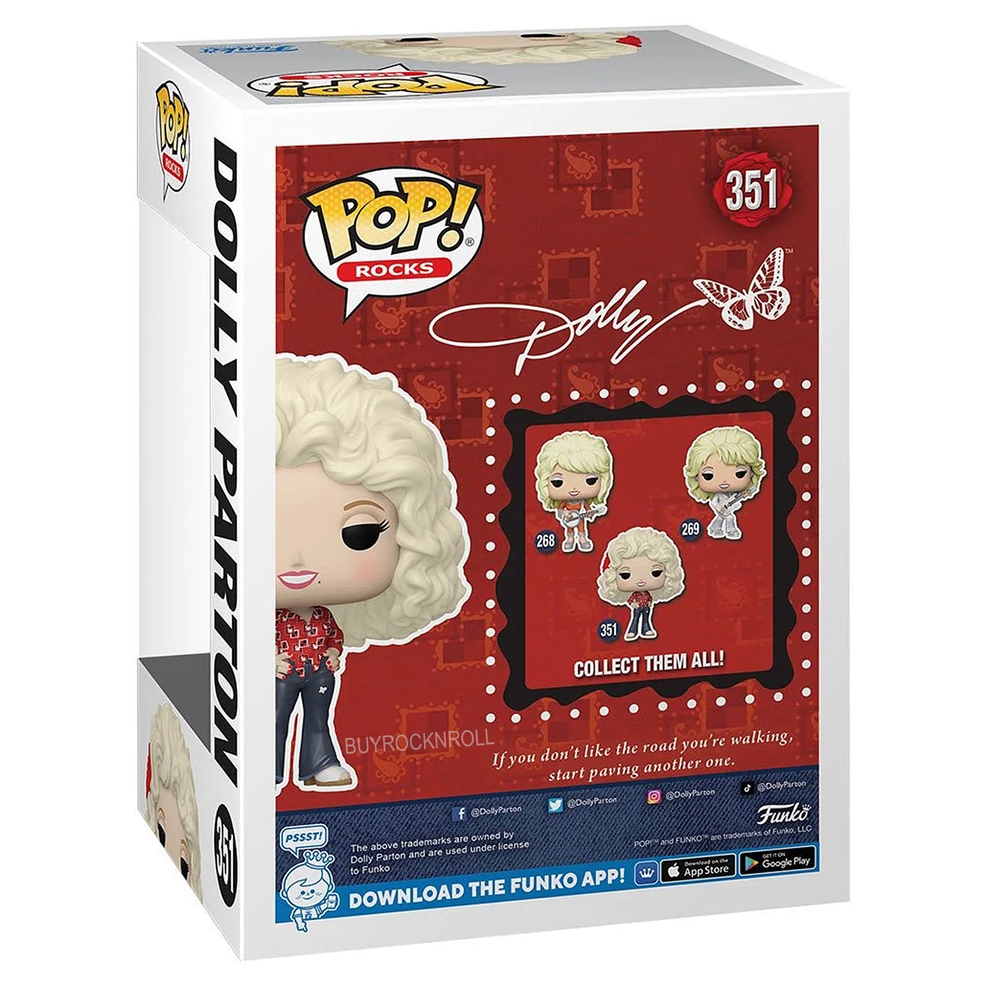 Dolly Parton Collectible 2024 Funko Pop Rocks 1977 Tour Vinyl Figure #351