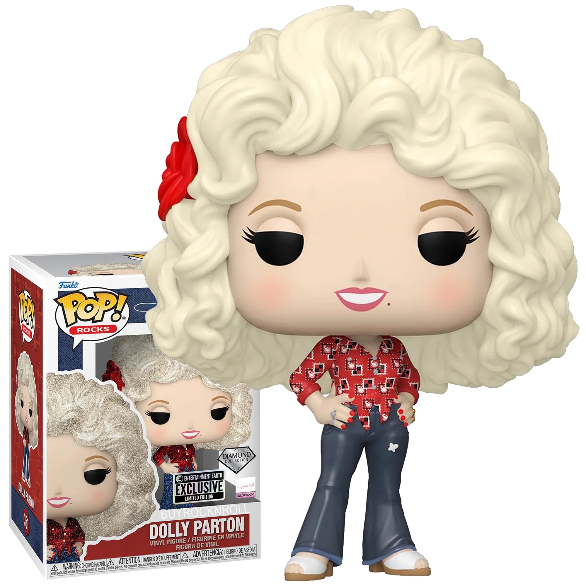 Dolly Parton Collectible 2024 Funko Pop Rocks 1977 Tour Vinyl Figure #351