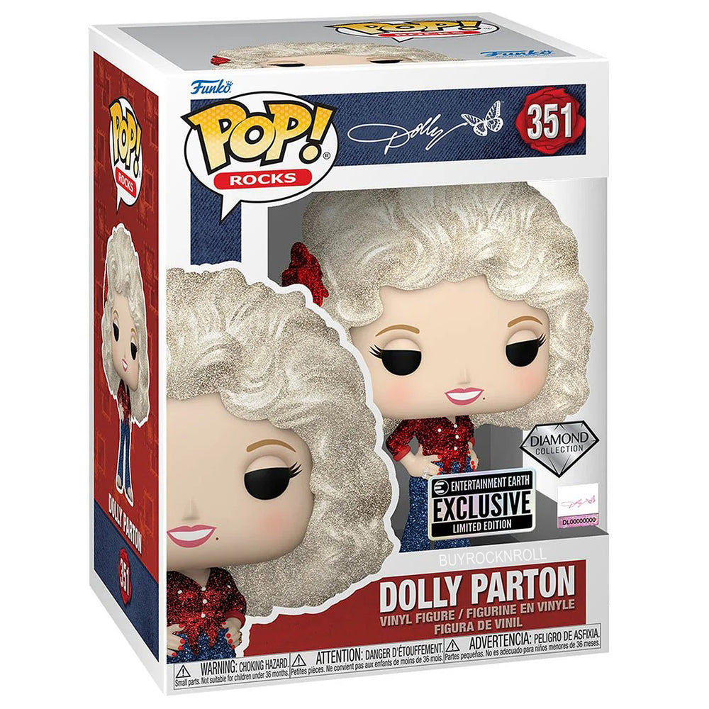 Dolly Parton Collectible 2024 Funko Pop Rocks 1977 Tour Vinyl Figure #351