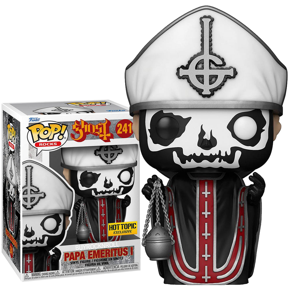 Ghost Collectible: 2022 Funko Pop! Rocks Papa Emeritus I Figure #241 in Funko Stacks