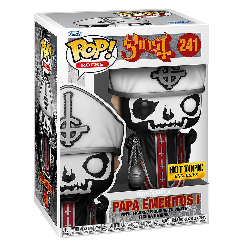 Ghost Collectible: 2022 Funko Pop! Rocks Papa Emeritus I Figure #241 in Funko Stacks