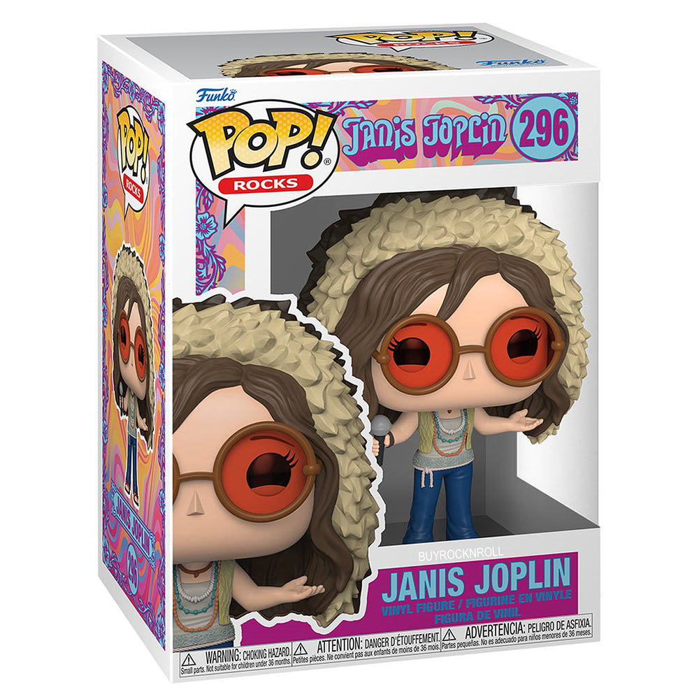 2023 Janis Joplin Collectible 2023 Funko Pop Rocks #296 Figure