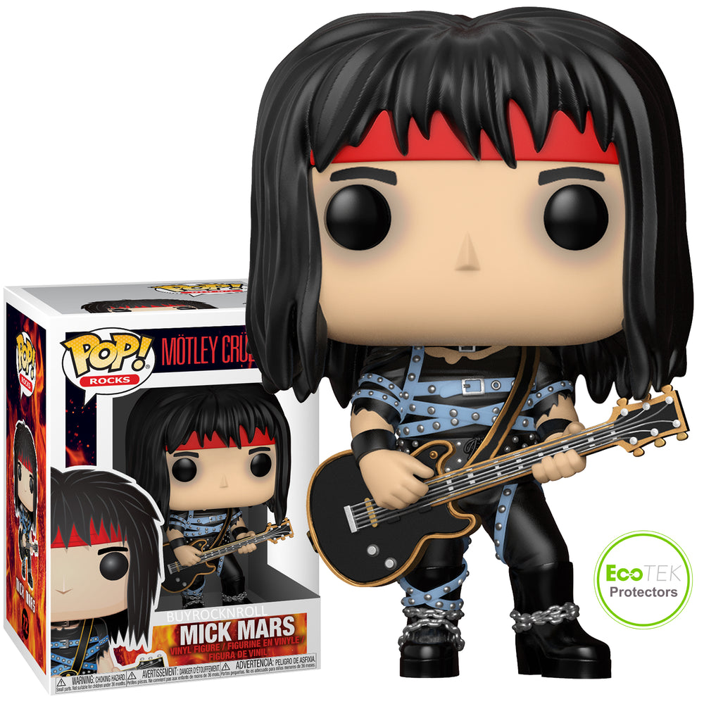 Motley Crue Collectible 2018 Handpicked Funko Pop! Rocks Mick Mars Figure #72