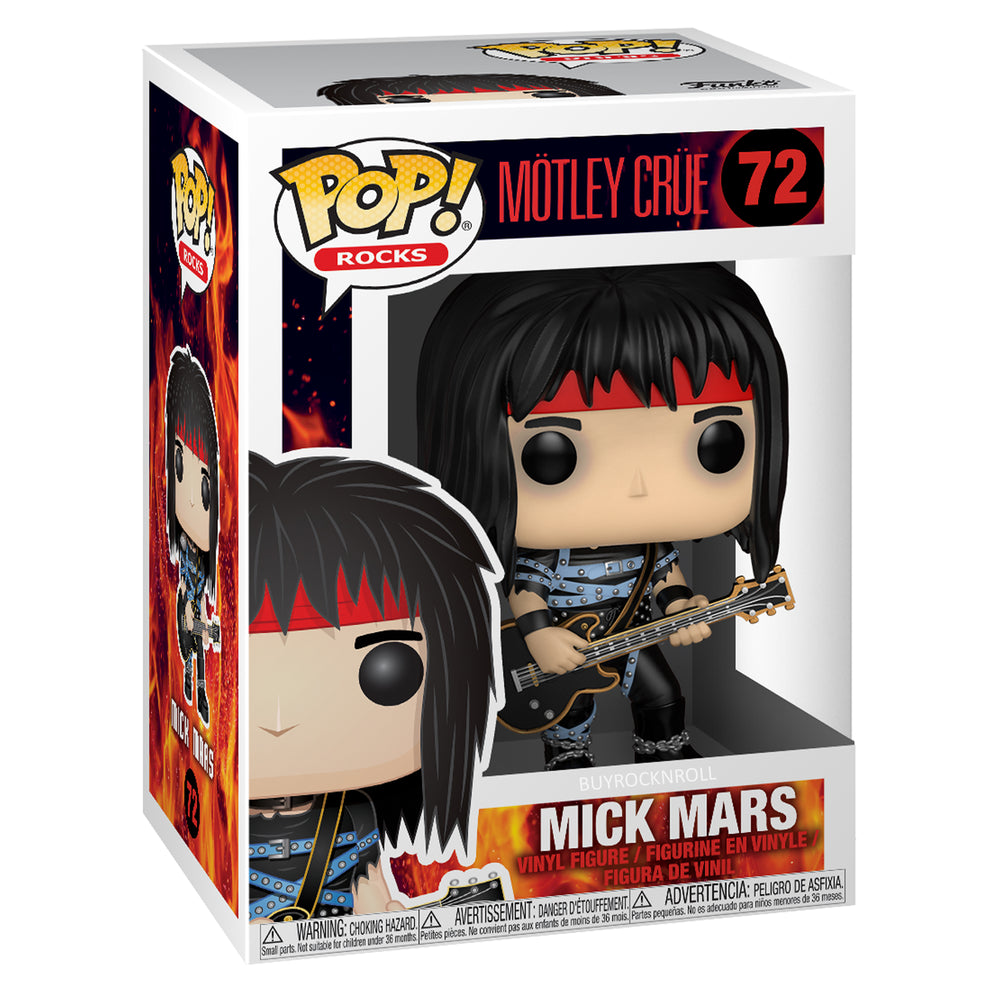 Motley Crue Collectible 2018 Handpicked Funko Pop! Rocks Mick Mars Figure #72