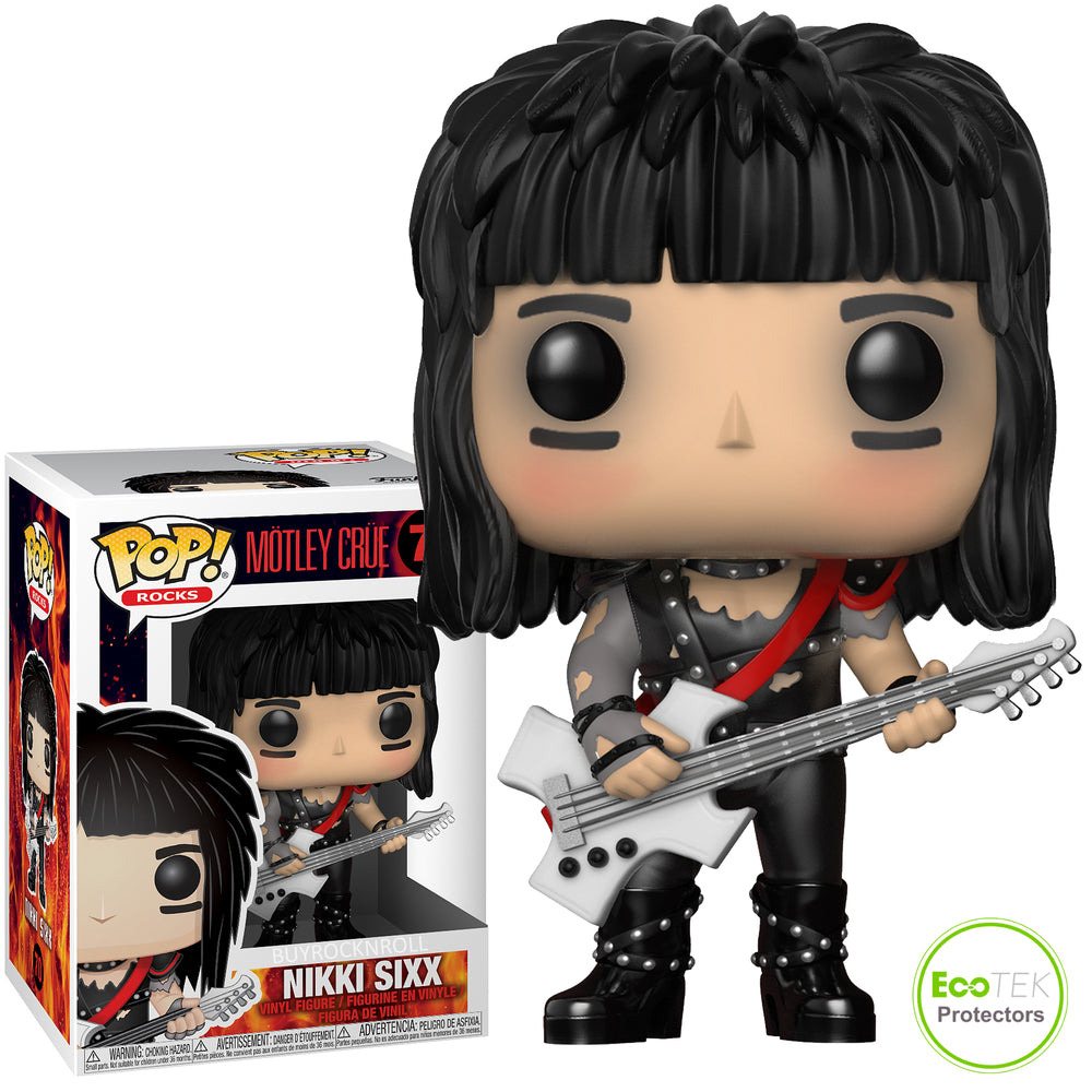 Motley Crue Collectible 2018 Handpicked Funko Pop! Rocks Nikki Sixx Figure #70