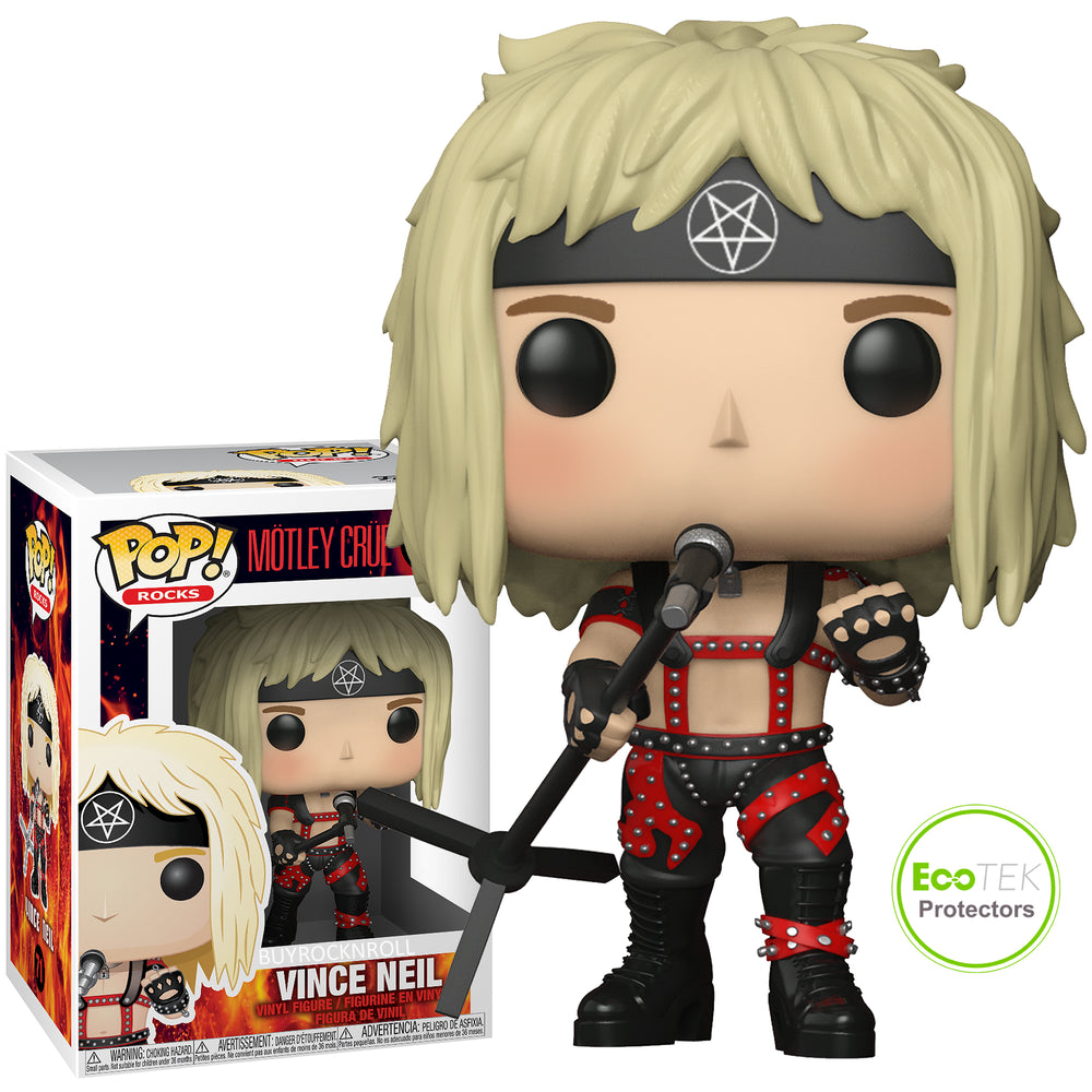 Motley Crue Collectible 2018 Handpicked Funko Pop! Rocks Vince Neil Figure #71