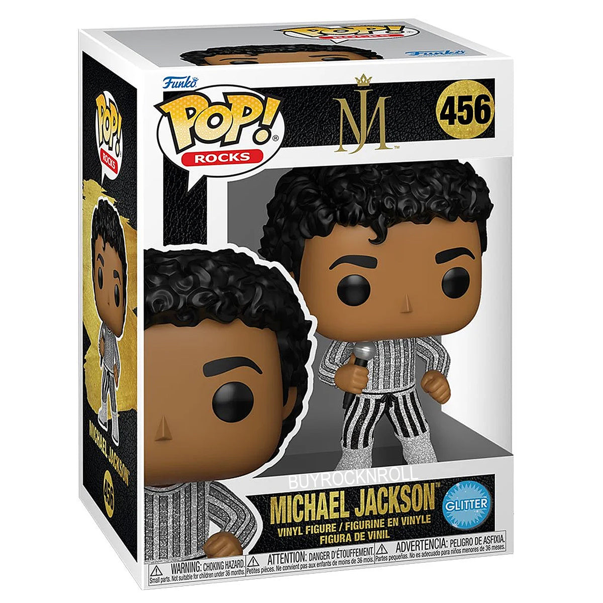 Michael Jackson Collectible 2025 Funko Pop Rocks Figure #456 Rock With You Glitter
