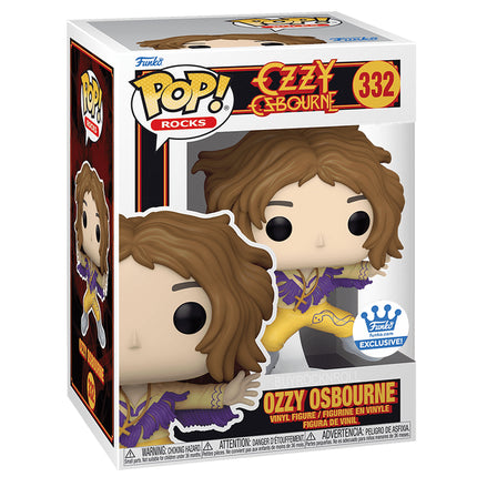 Black Sabbath 2024 Funko Pop Rocks Purple Fringe Outfit Ozzy Figure #332 NM to MT